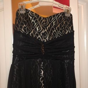 BLACK PROM DRESS NEVER ALTERED